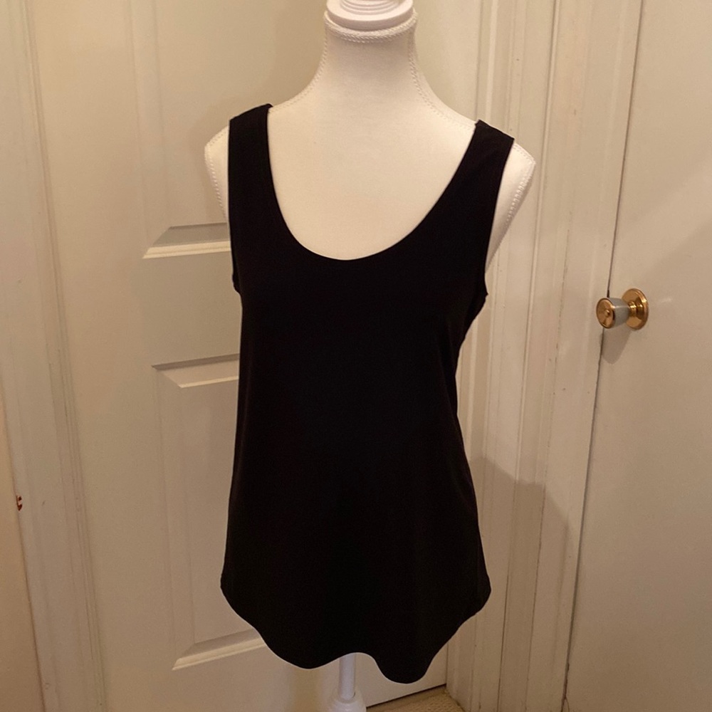 Black jersey top